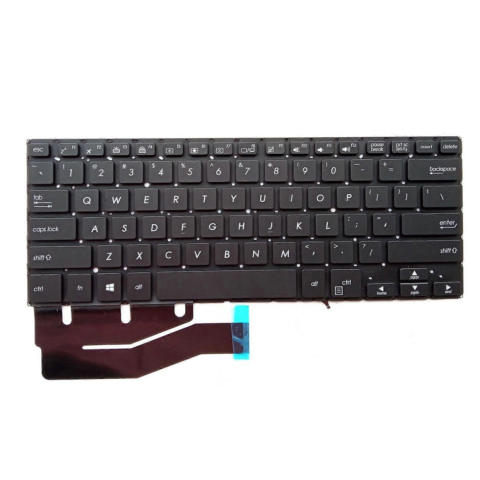 Black Laptop Accessories for TP410 TP410U Replacement English Keyboard