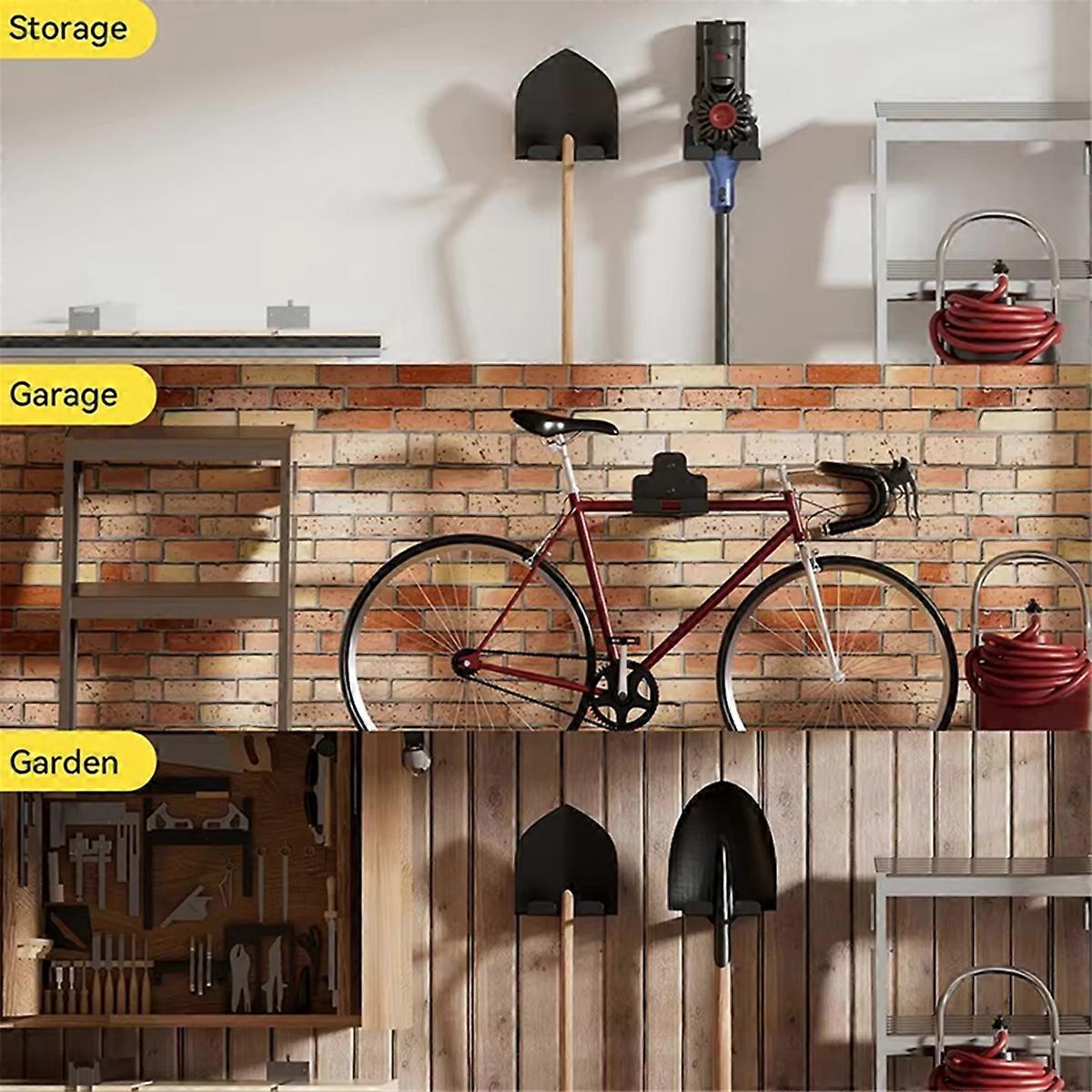 Garage Organizer Trimmer Rack Garden Tool Hanger Weed Whackers Holder
