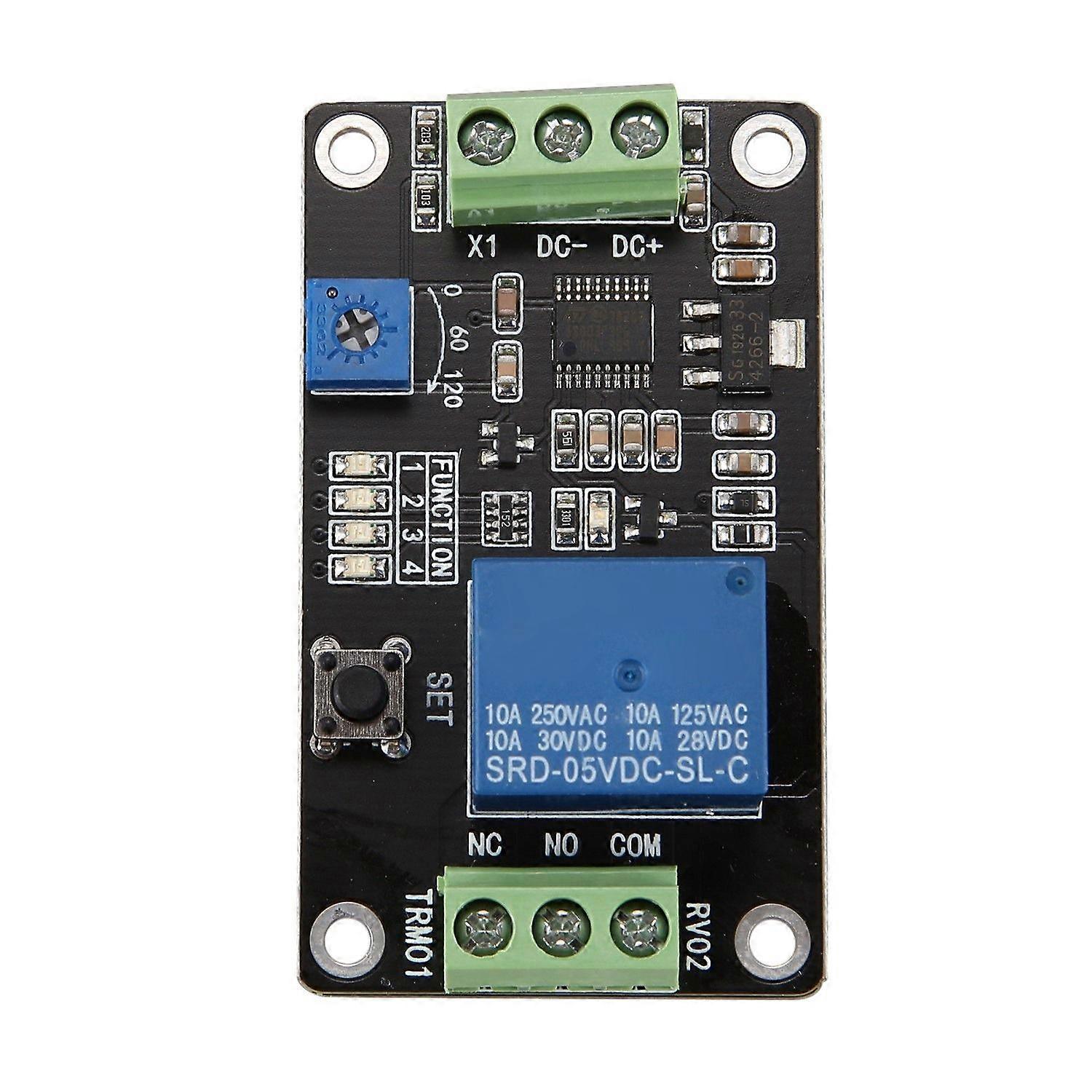 24V TRM01 Time Delay Relay Module / Self-Locking / Delay Switch / Power-on Delay Pull-in / Disconne