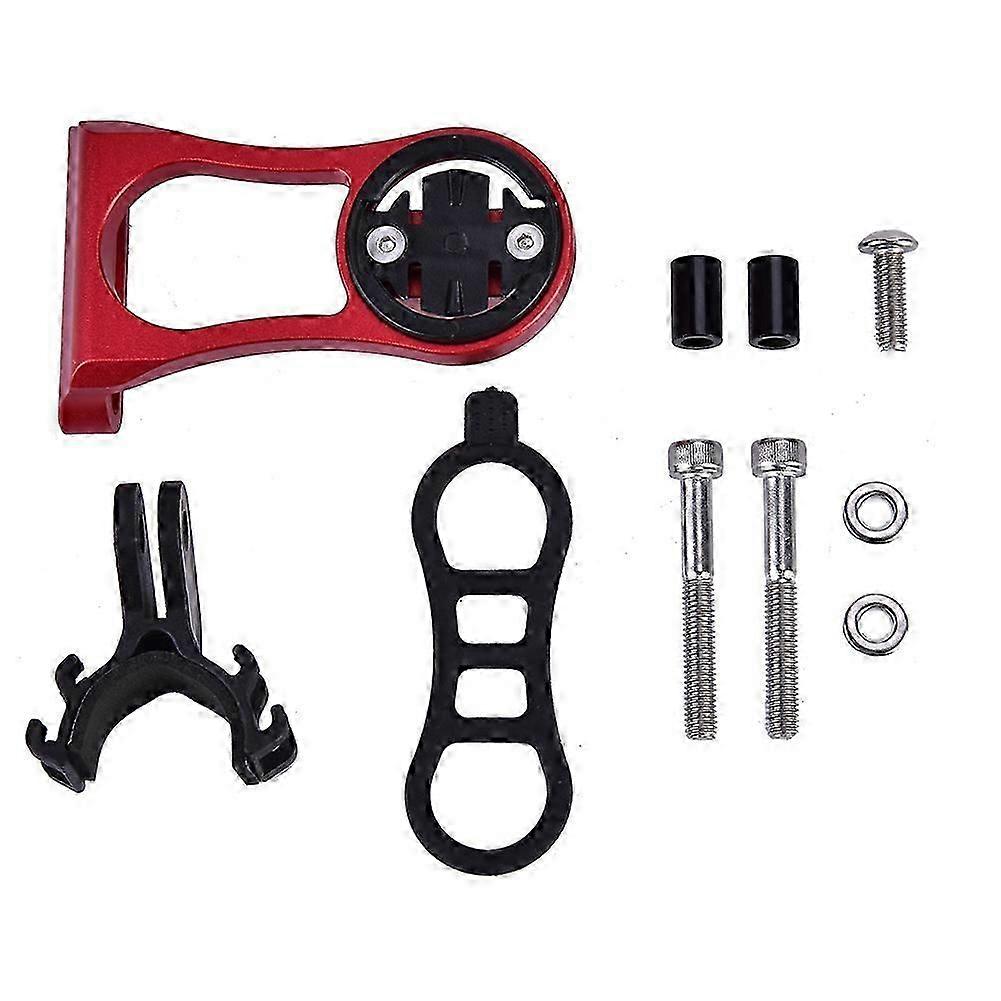 Bicycle Odometer Comupter Aluminium Alloy Extension Mount for Garmin (Red)