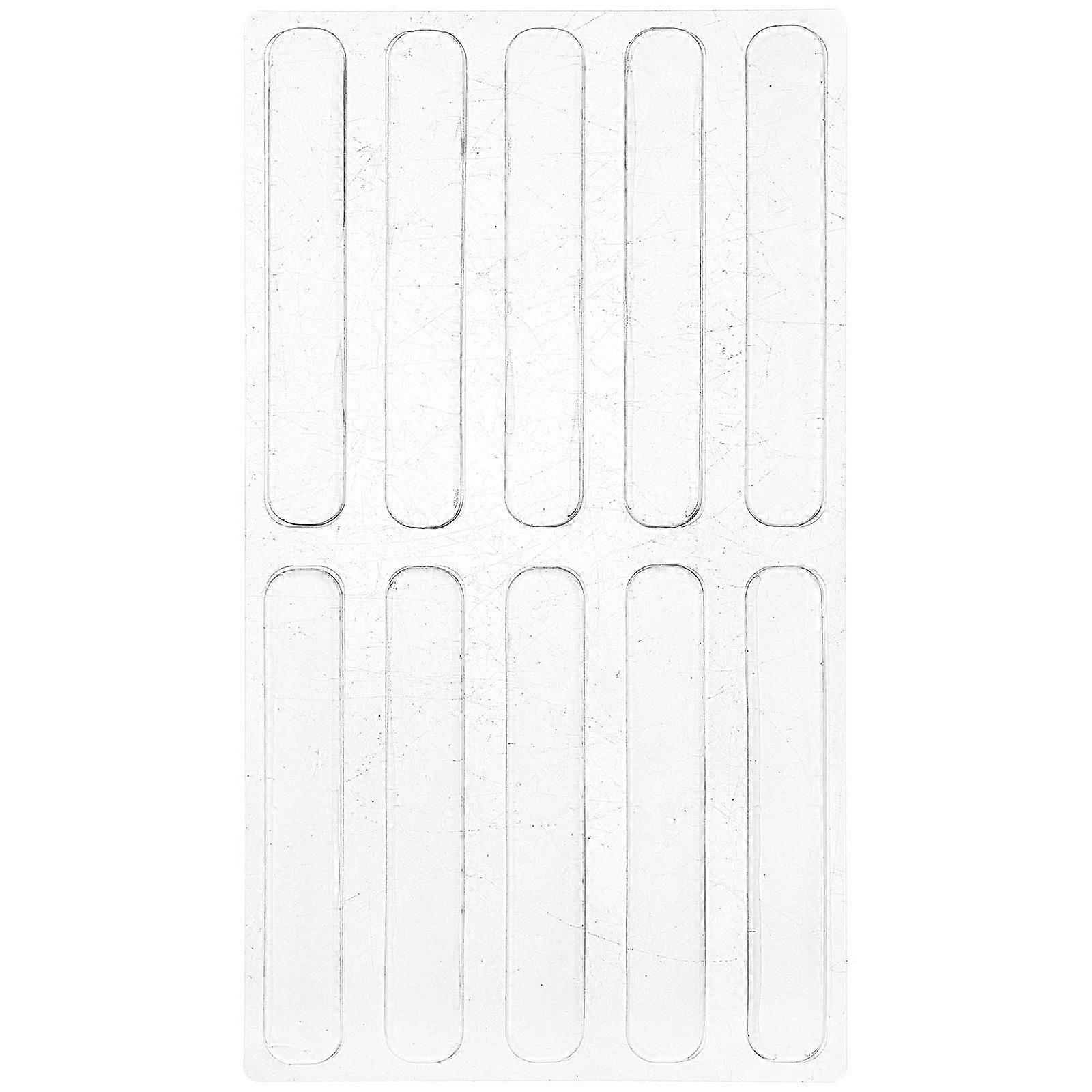 2 Sheets Transparent Door Knob Wall Shield Multi-functional Door Handle Wall Protector