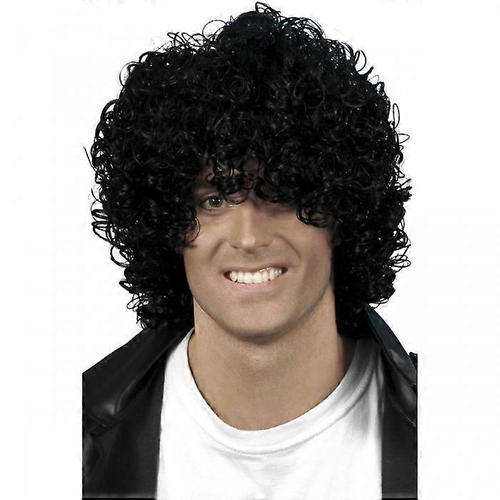 Smiffys Mens Wet Look Afro Wig