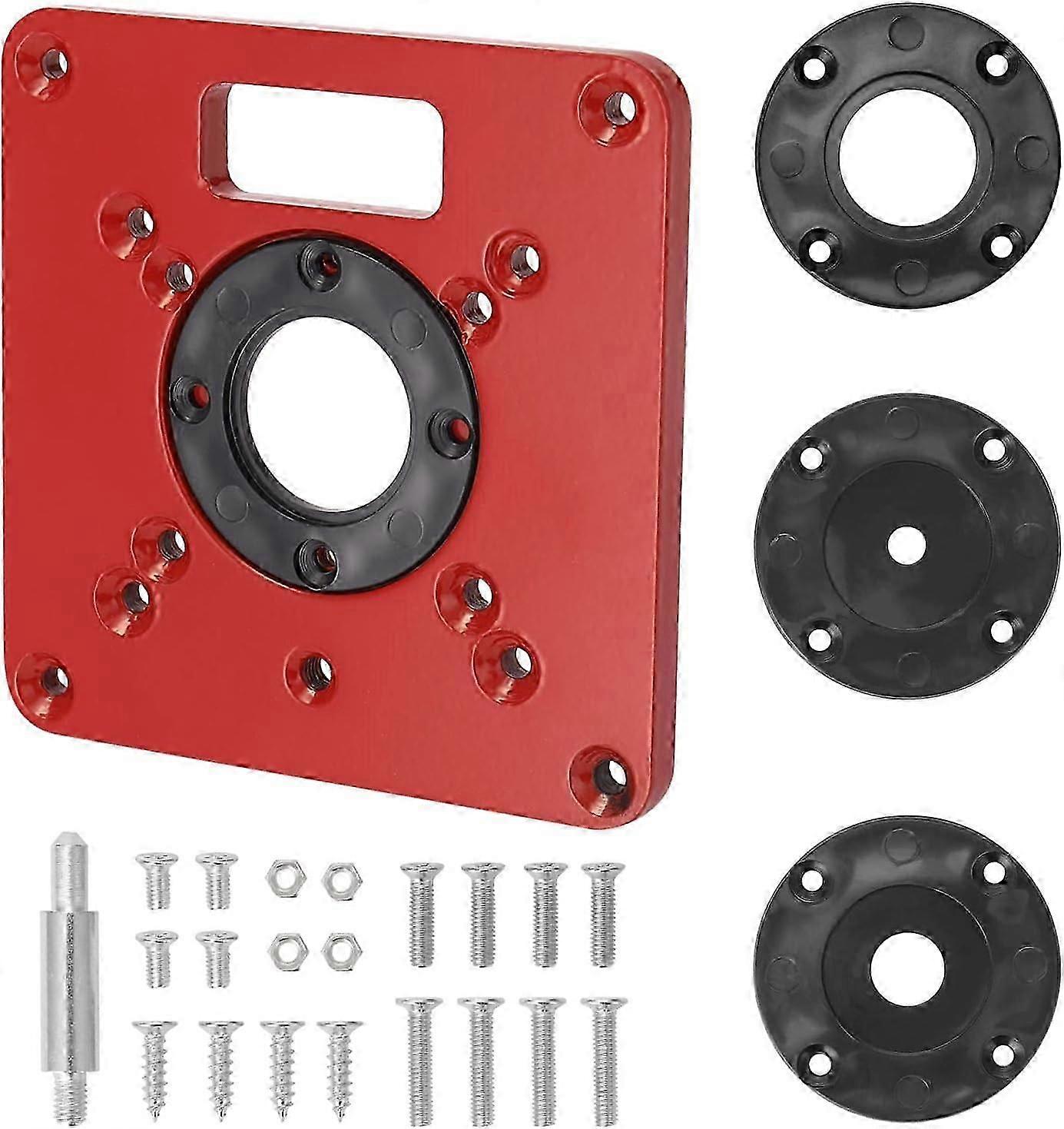 Multifunctional router table, insert plate, woodworking benches, aluminum