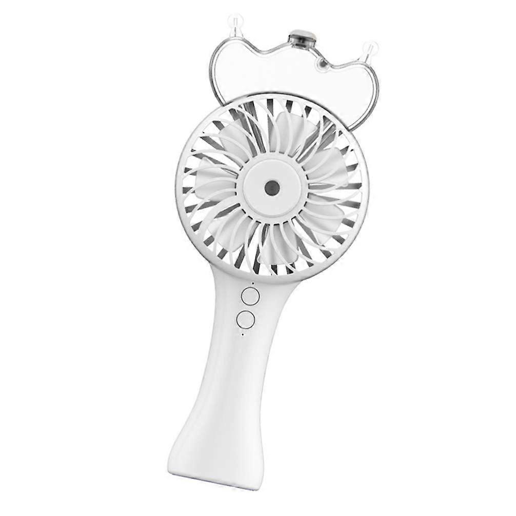 Portable Rechargeable Handheld Fan (White)