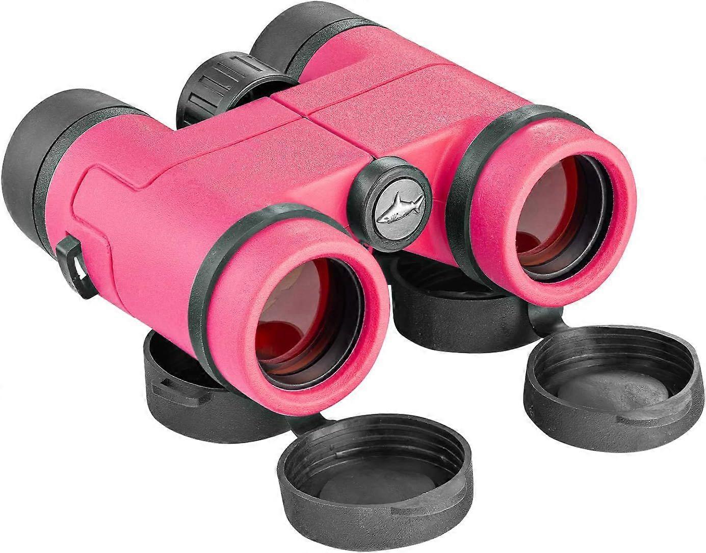 Waterproof Shockproof Color Binoculars 8X30 Plastic Telescope (Pink)