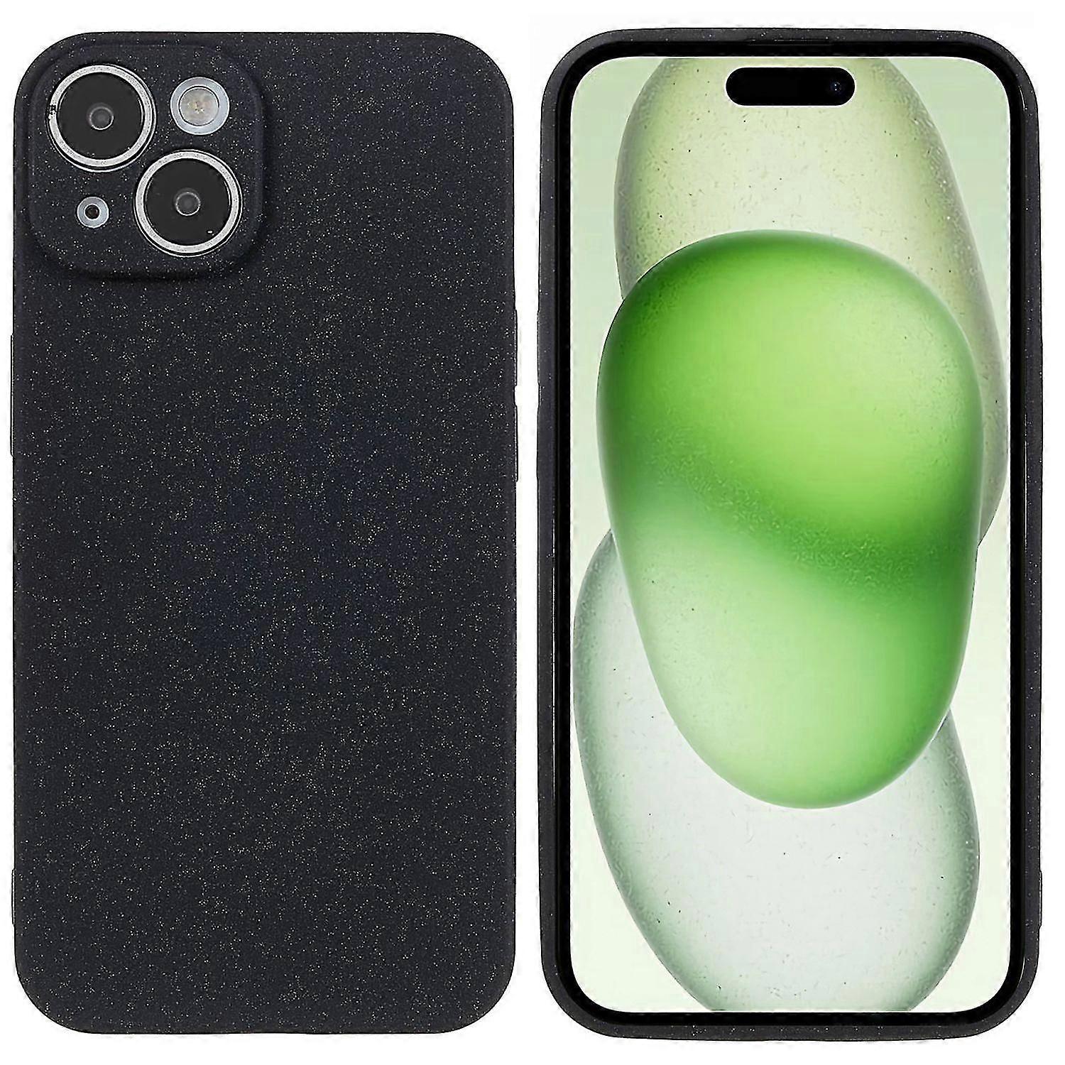 For Iphone 15 Tpu Case Anti-scratch Double-sided Matte Phone Back Cover