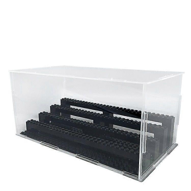 The Display Box is Suitable for Building Blocks Minifigures,Model Storage Dust Cover Display Racks,12.5X27.5X14cm