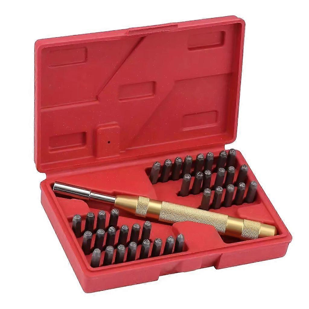 3mm Leather Embossing Stamp Punching Tool with Stamping Handle