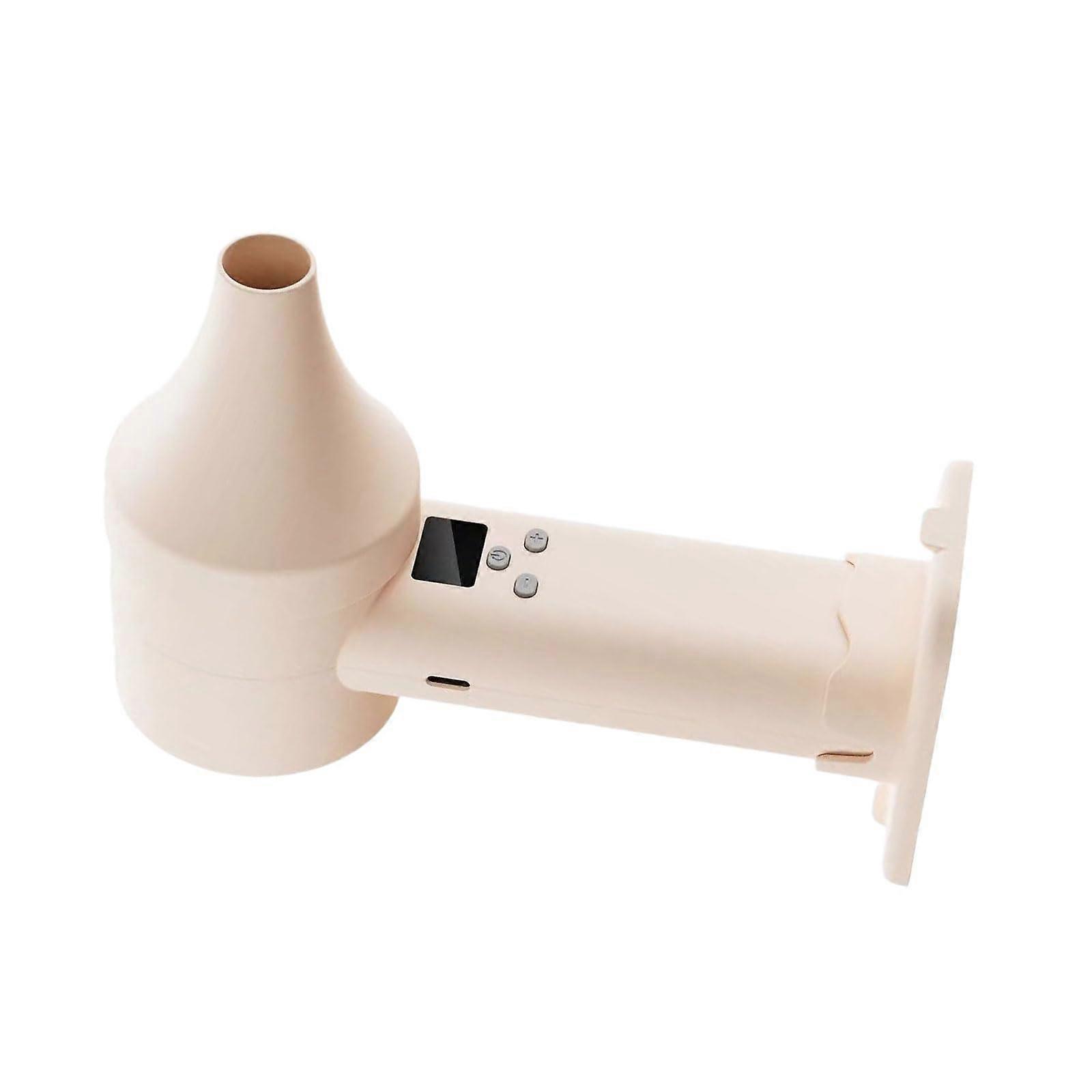 Small USB Rechargeable Fan Portable Travel Handheld Air Blower With Digital Display For Quiet Cooling