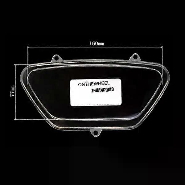 Motorcycle Speedometer Tachometer Dashboard Instrument Glass Plastic Lens Cover compatible for Scooter Moped ATV E-Scooter Motocross