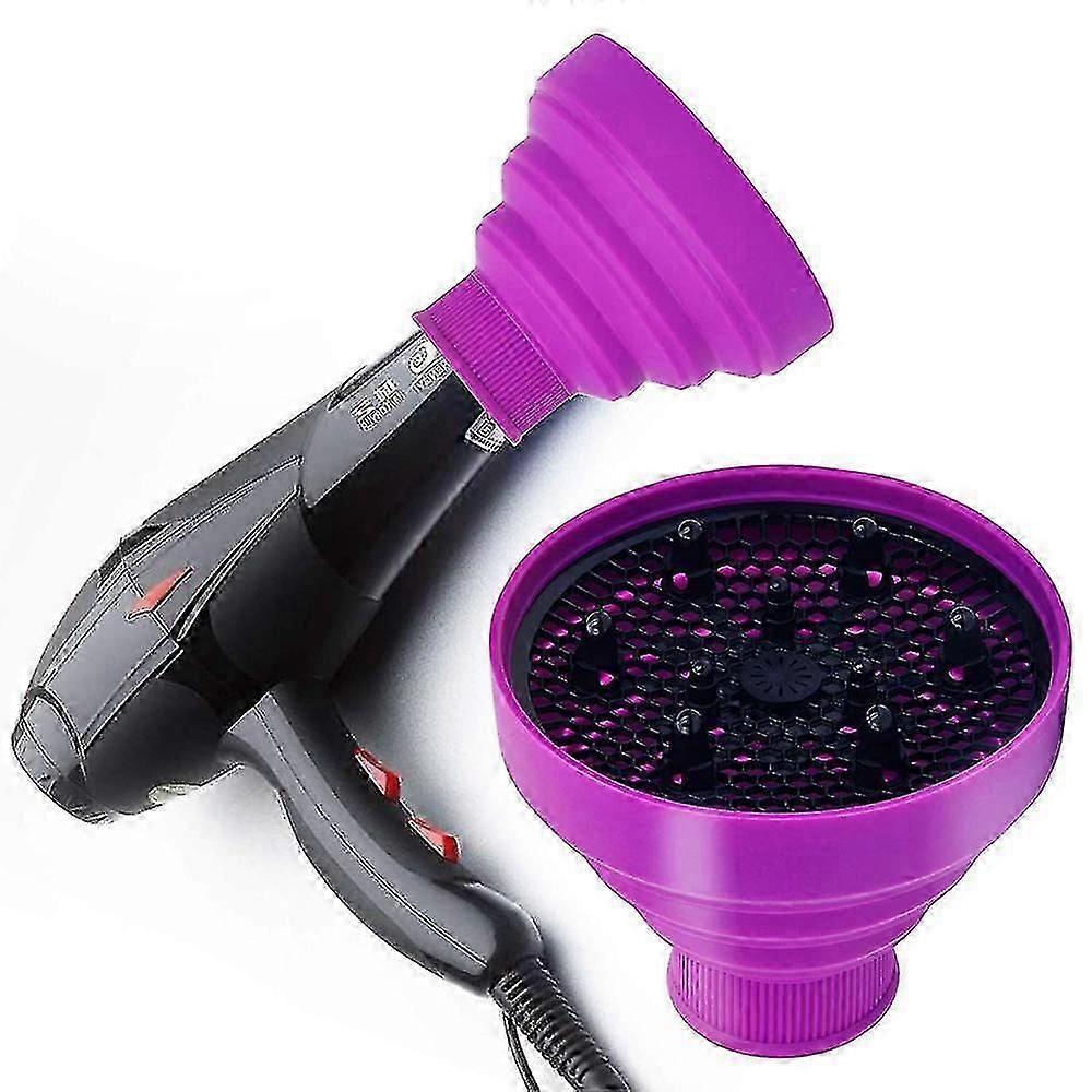 Universal Collapsible Hair Dryer Diffuser Attachment- Salon Grade Tool,lightweight Foldable Portable