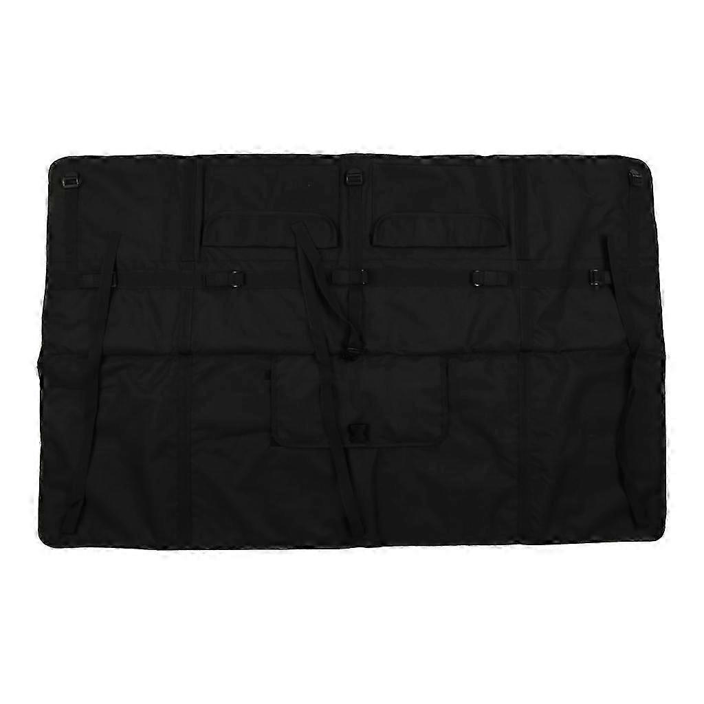Car Tailgate Cover Pad Mountain Bike Pick-up Pad With 5 Bike Frame Fixing Straps