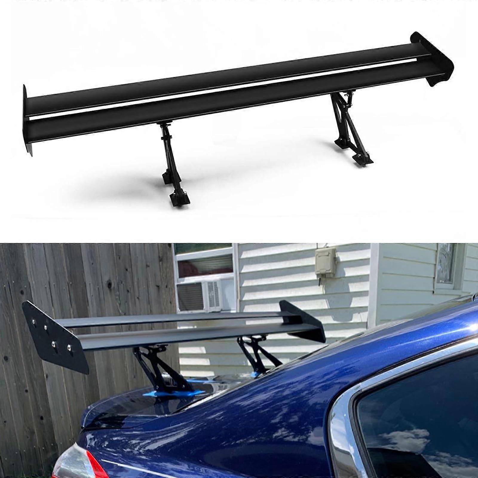 Rear Trunk Lip Spoiler Fits For Universal Spoiler Wing,Matte Black