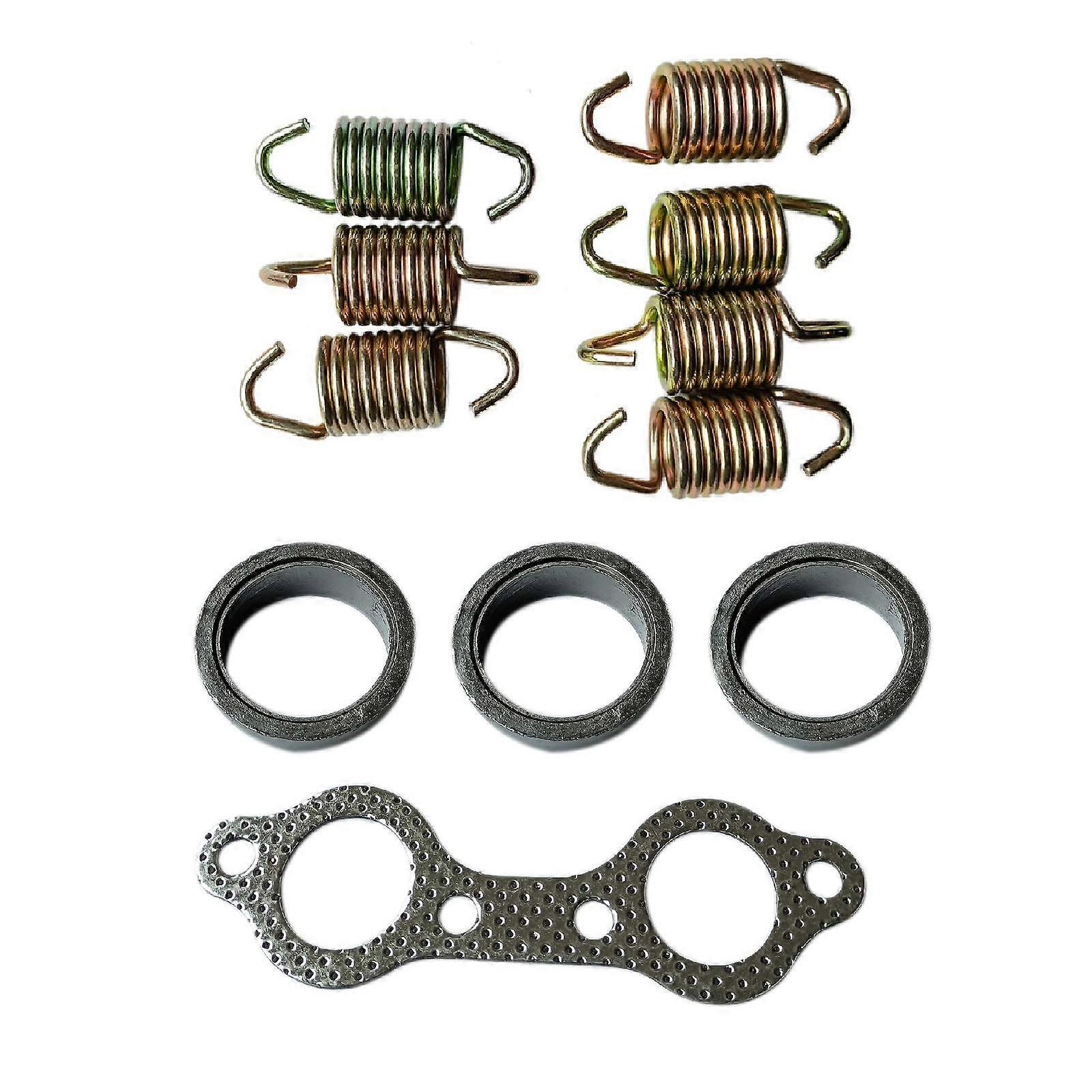 Exhaust Pipe Manifold Gasket Spring Rebuild Kit for 2010-2012 Polaris Ranger XP 800 4x4 EFI Replacement Parts