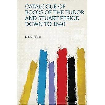 Katalog over bøker fra Tudor- og Stuart-perioden frem til 1640