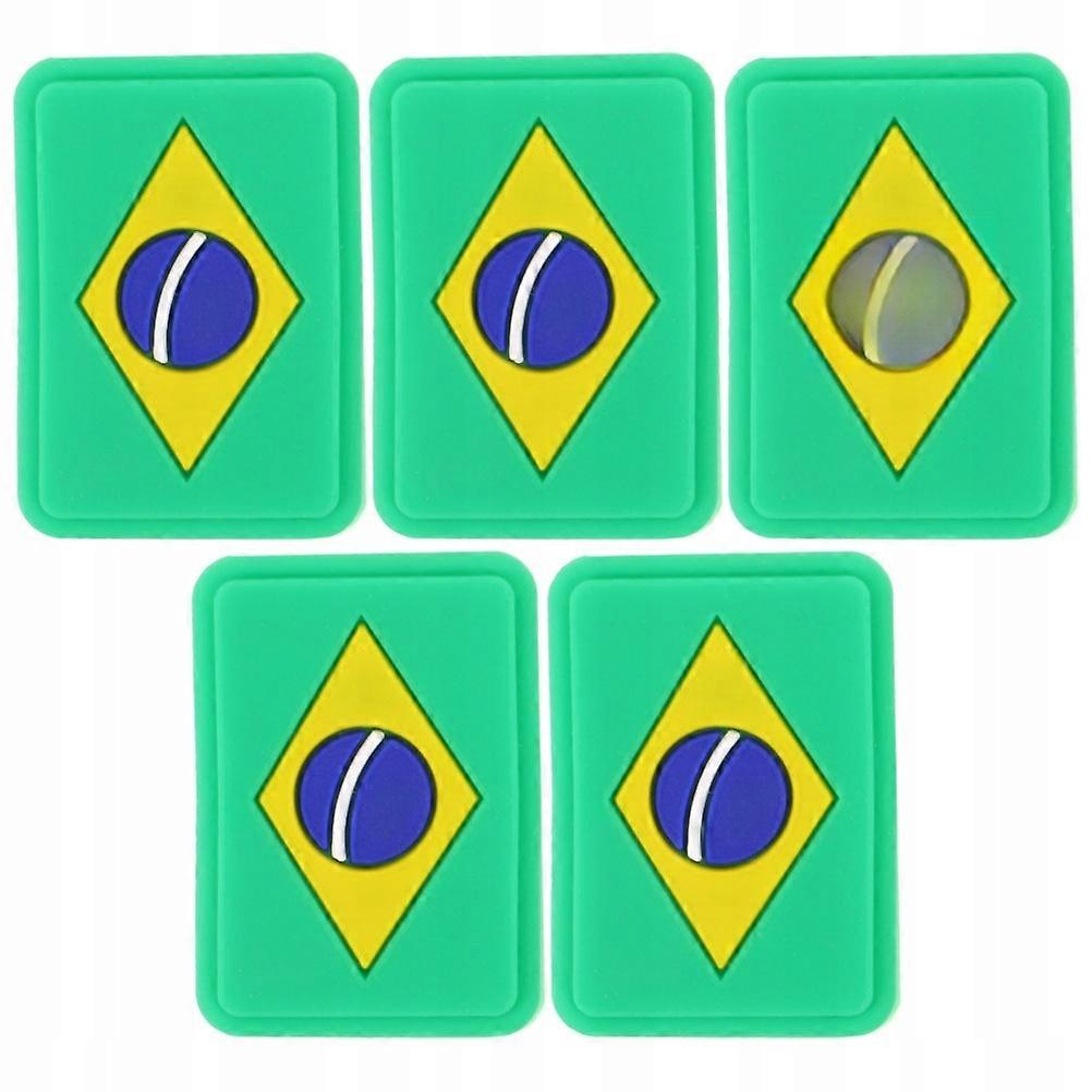 5pcs Racket Vibration Dampeners National Flag