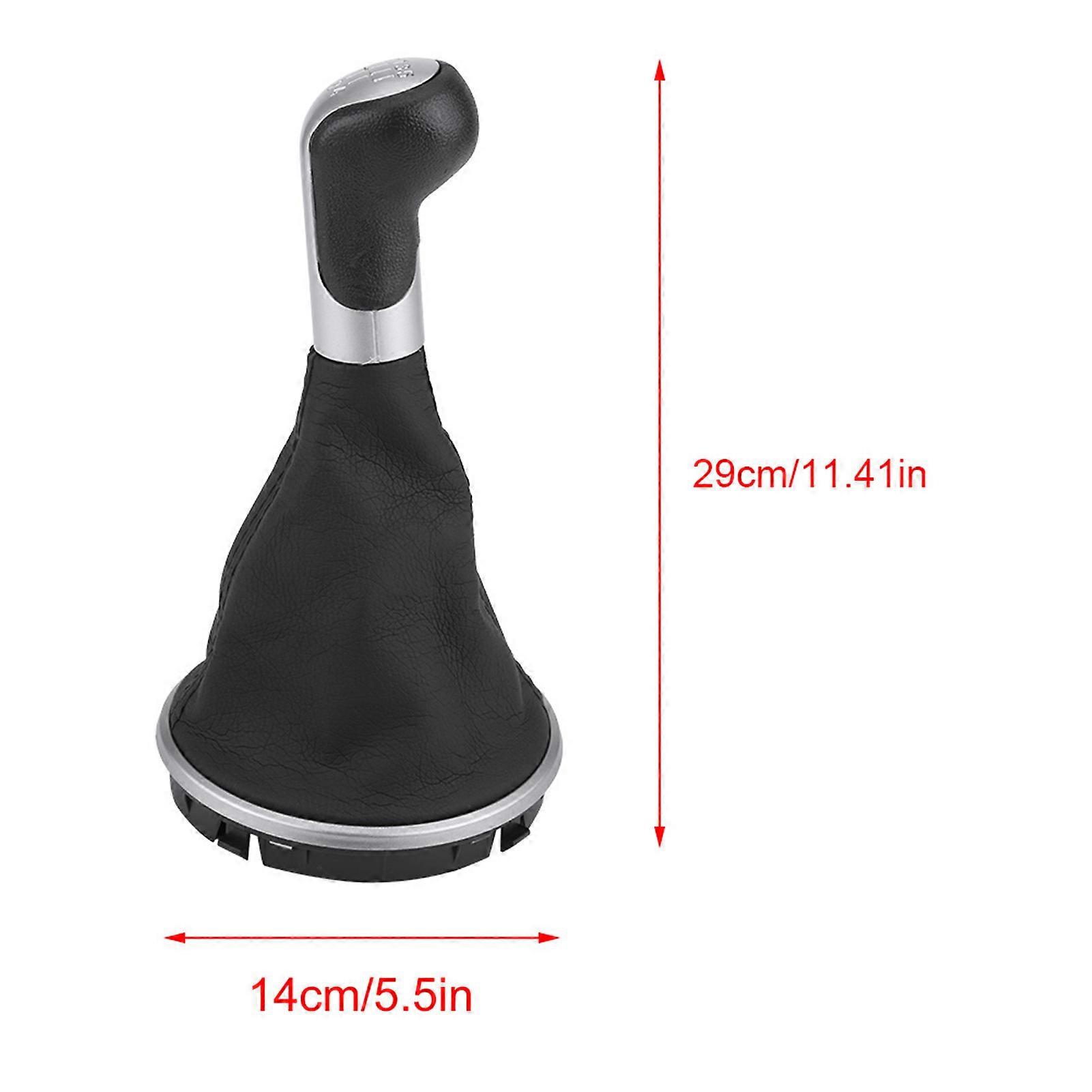 5 Speed Gear Stick Shift Knob Lever Gaiter Boot Cover for Skoda Fabia MK2 Roomster 5J0711113F