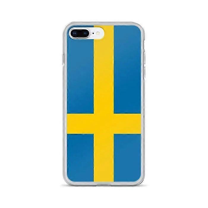 iPhone Case - Sweden Flag - iPhone 8 Plus - Flexible - Multicolored - Vertical