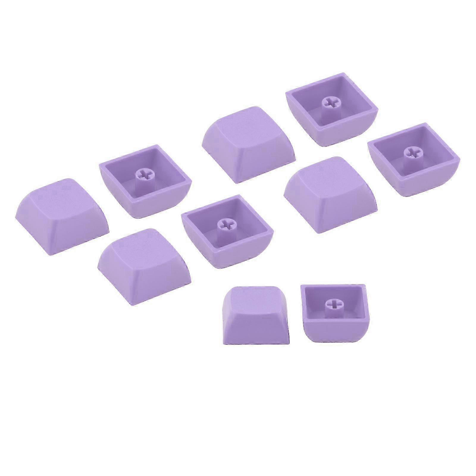 Thick PBT Set Keycap Set Replacement Parts for Mechanical Keyboard-color: Purple