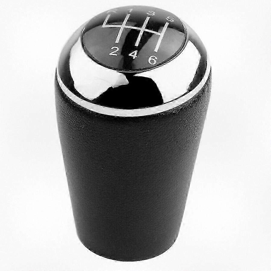 Leather Gear Shift Knob for 6 Speed Car Compatible with Series 3, Series 6, Series 5, and MX-5 Models