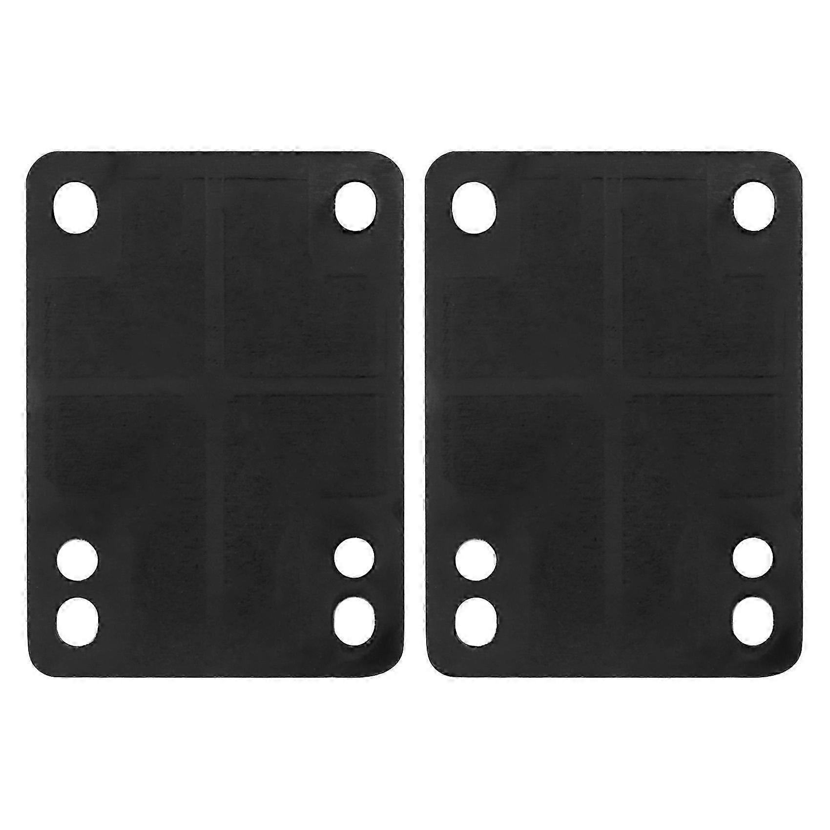 Stoßdämpfende Skateboard Riser Pads 3mm 1/8" Gummi Vibrationsdämpfer 2er Pack