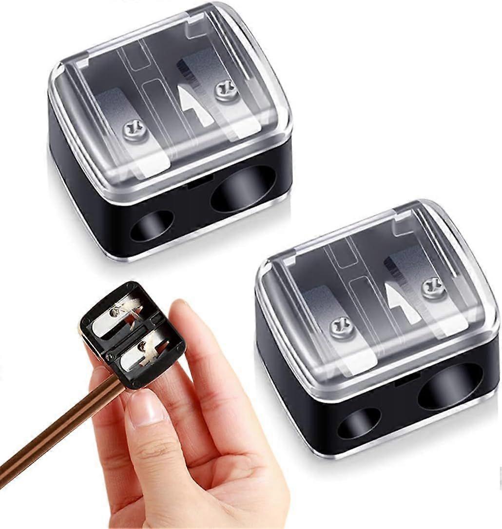 Pieces Universal Makeup Pencil Sharpener, Cosmetic Pencil Sharpener for Eyebrow Pencils, Lip Pencils, Eyeliner, Precision Blades, Convenient for Trav