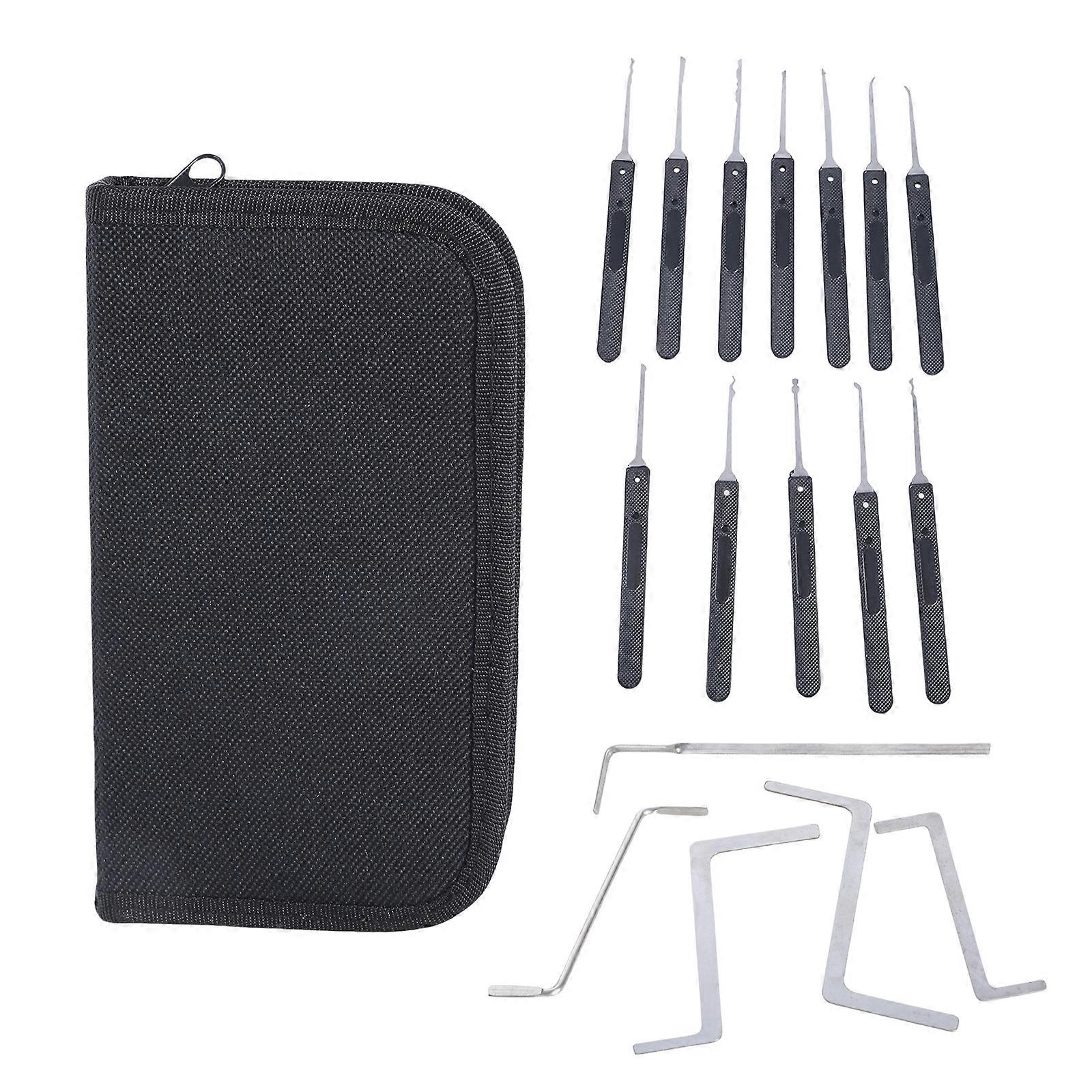 Lock Manipulation Mastery Kit with 17 Essential Tool With Leather Organizers For Beginner Professional Picking Practice