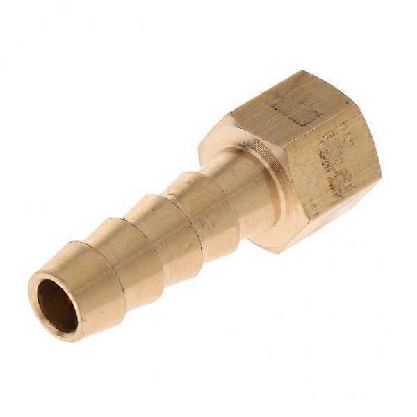 6xBrass Female Hose Fitting, Connector Coupler Adapter Barb BSP 3