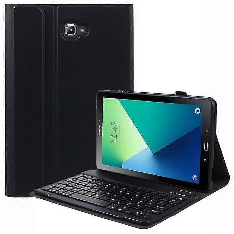 Galaxy Tab A 10.1 (2016) / T580 / T585 Uyumlu Litchi Doku Deri Çıkarılabilir Klavye ve Bluetooth'lu