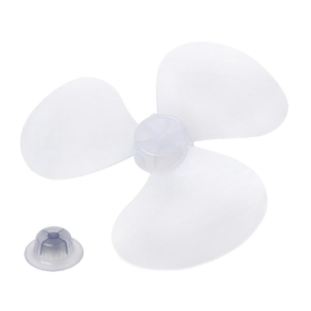 להב מאוורר פלסטיק משאיר אוניברסלי ביתי עומד הדום מאוורר שולחן מאוורר חלק חלופי עם כיסוי אגוז 12 אינץ'