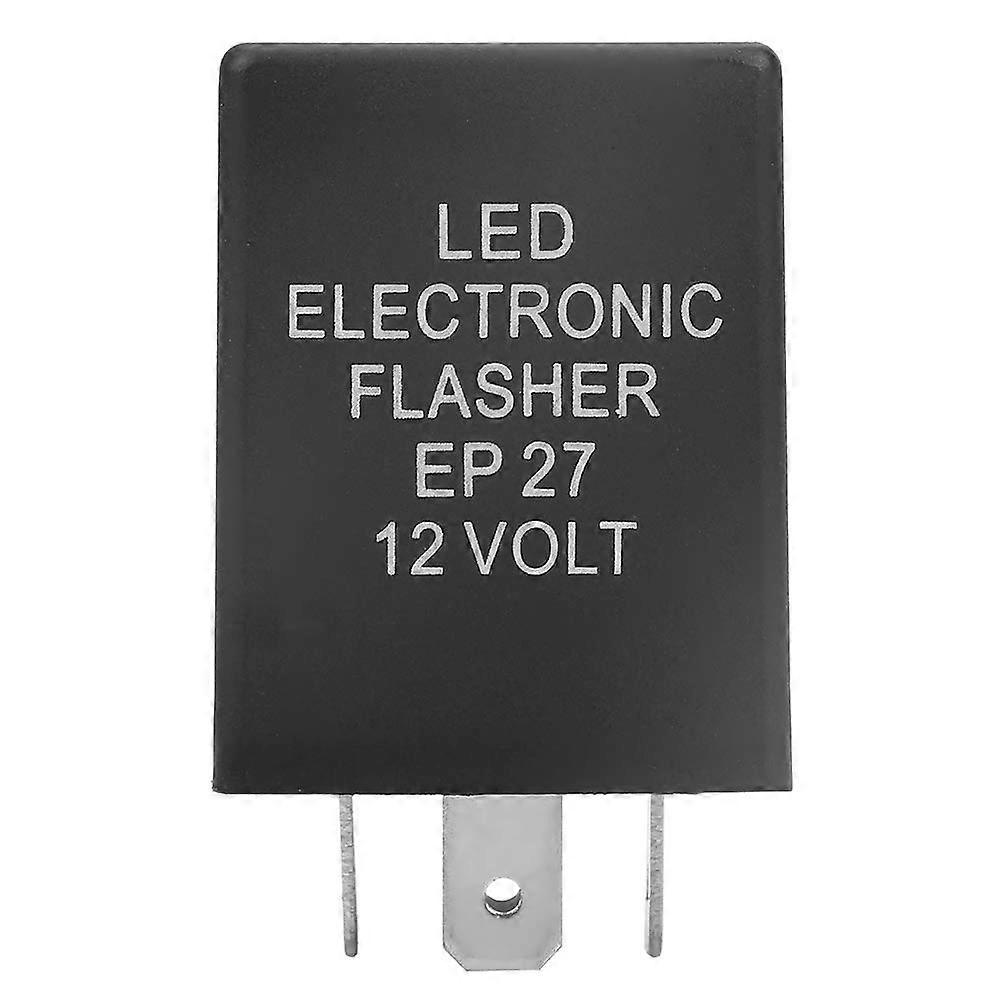 12V LED Flasher Relay, 5Pin LED Flasher Flash Relay and Dustproof Flasher Relay for Turn Signal Light Hyper Flash Fix replacement relay