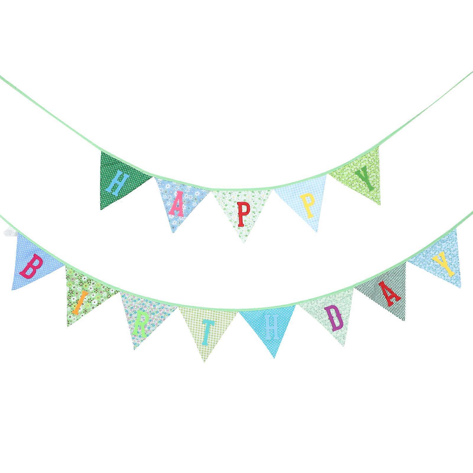 Kids Party Flag Banner, Adds Charm to Gatherings, Decorates Spaces