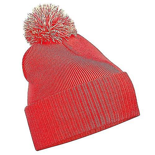 Beechfield Junior Snowstar Duo Winter Beanie Hat / Schoolwear