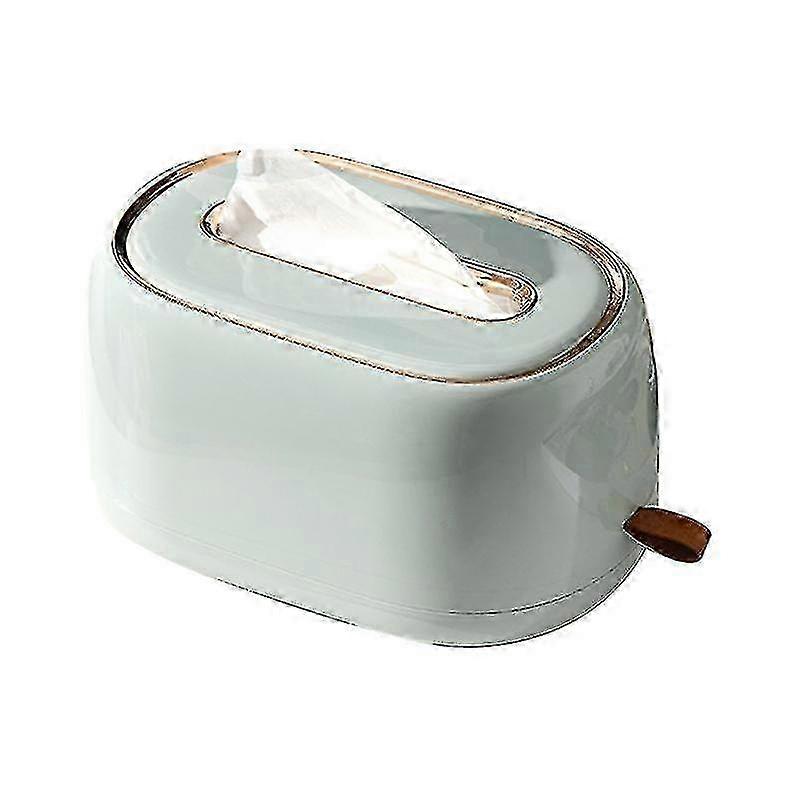 Desktop/Mounted Tissue Box Holder for Home Bed Bath - Green