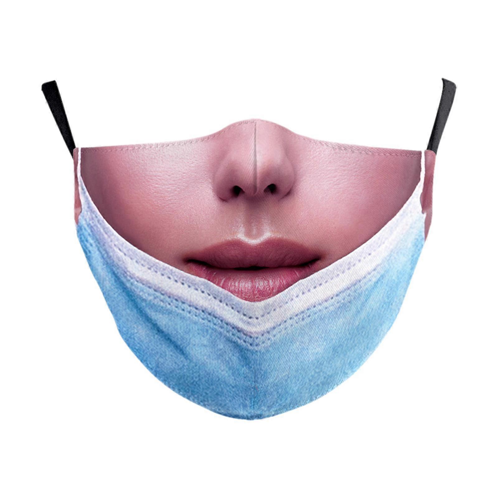 Pulled Mouth Covering Pattern s for A