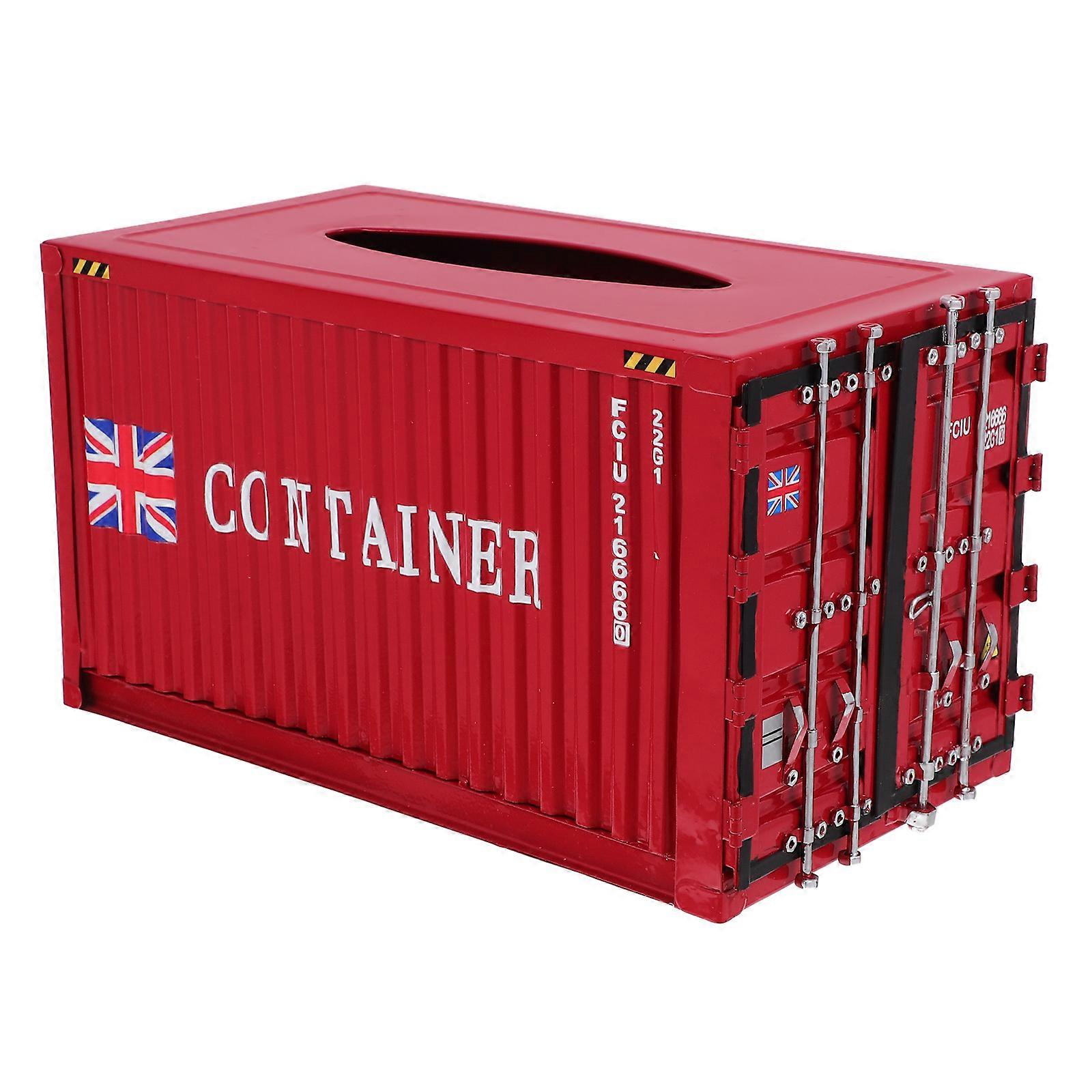 Robust Metal Tissue Box Cover, Offers Efficient Organization for Home and Business Needs