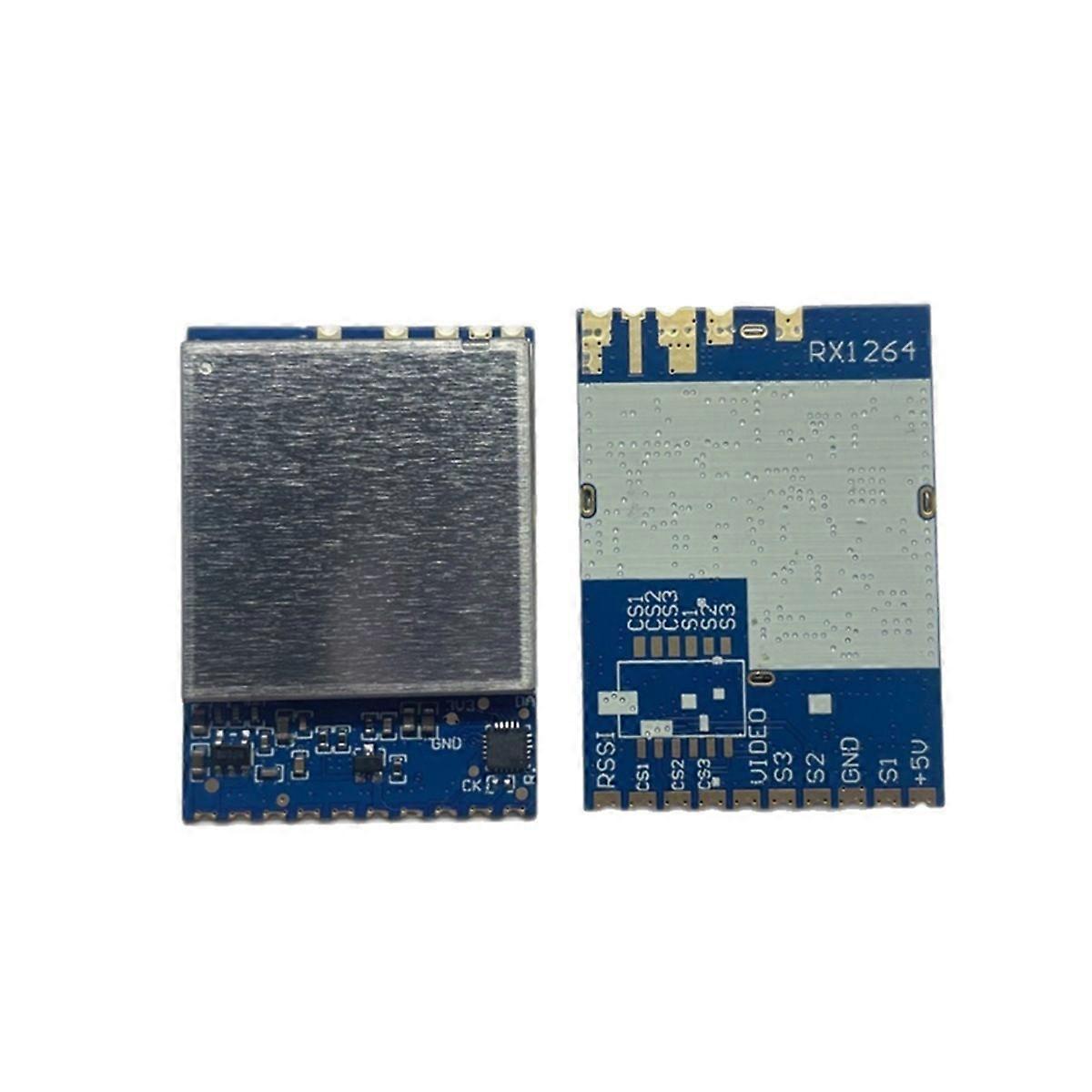 2pcs 1.2G 1.3G RX1264 FPV Wireless Image Transmission Module Audio and Video Transmitter and Receiv