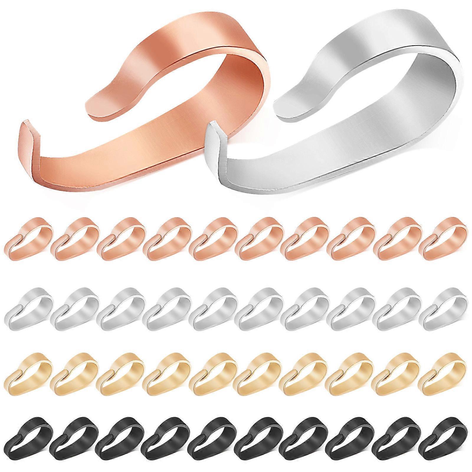 Jewelry Finding Connector for Crafts Copper Electroplating 40Pcs