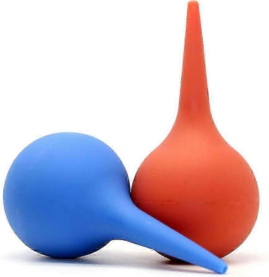 2 Pack Ear Bulb Syringe 30Ml/1Oz Soft Rubber Hand Ear Washing Squeeze Bulb zZ
