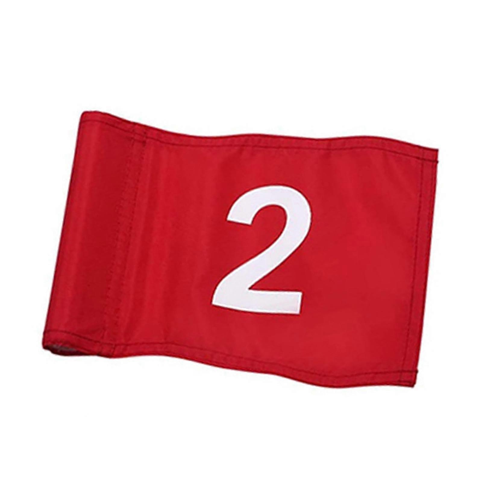 Golf Flags Putting Green Flag - Durable Nylon Pin Flag with Insert Tube for Home Garden, Yard, and Office Practice