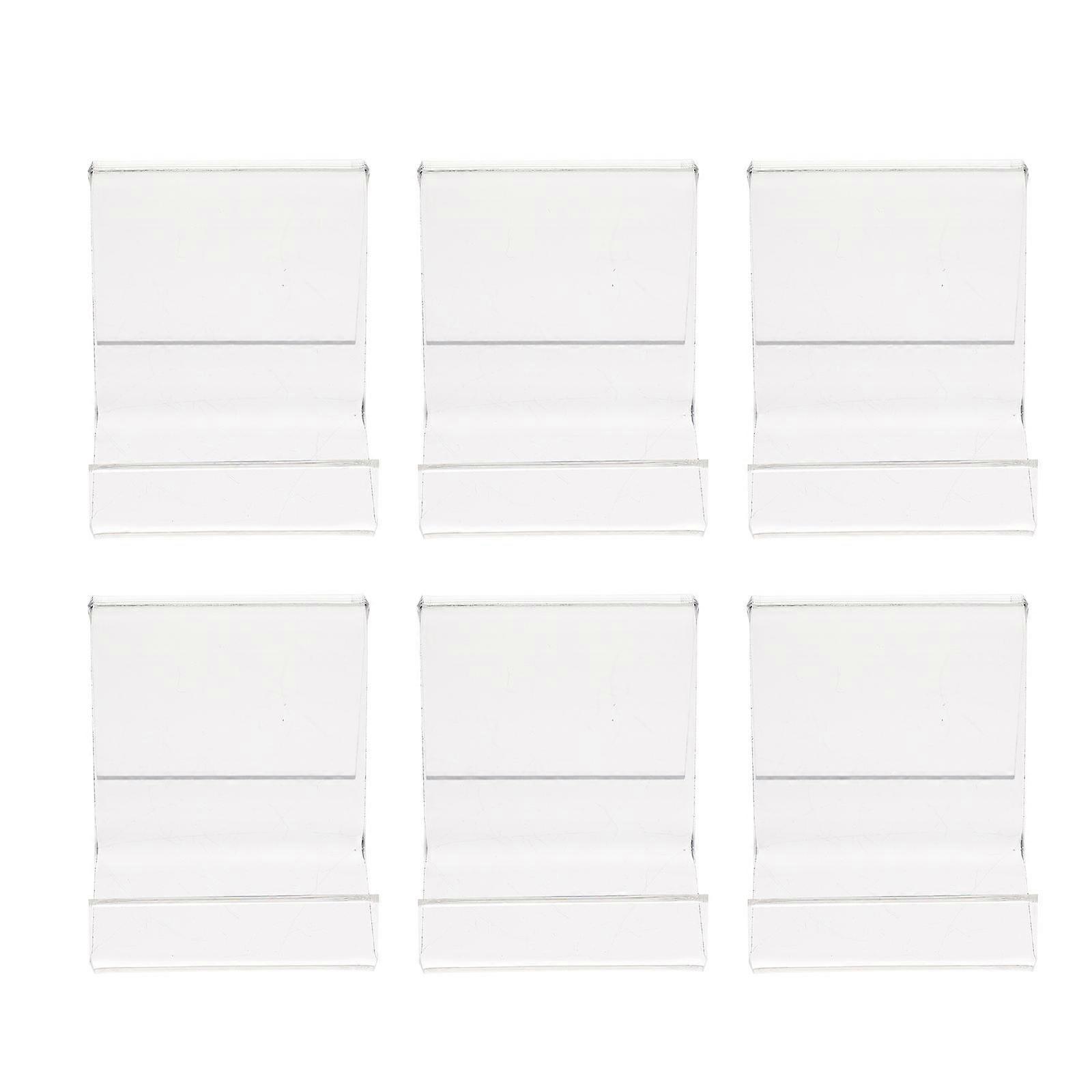 1 Set 6 PCS Mobile Phone Wallet Display Stand for Headset Small Appliance Desk Organization