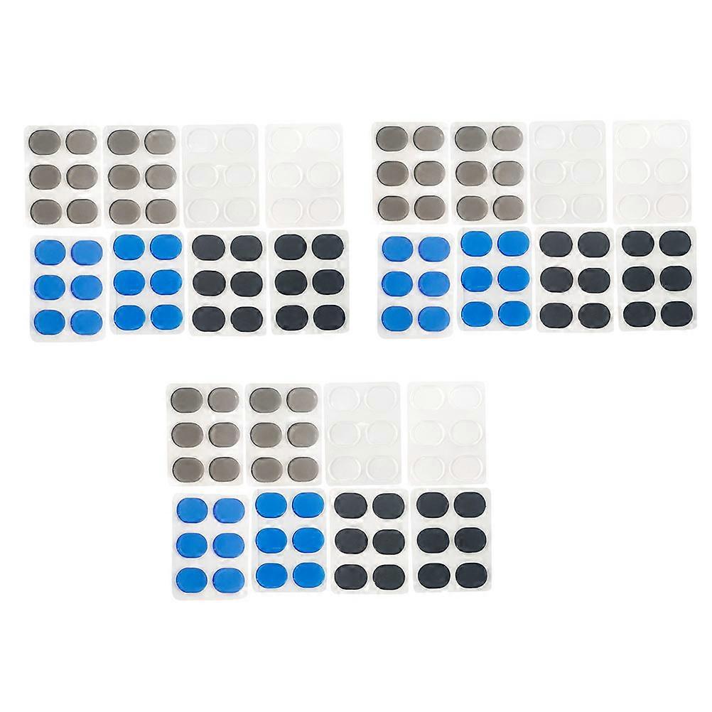 Drum Dampeners Silicone Drum Silencers Volume Control For Drum Musical Instruments Assorted Color 48Pcs