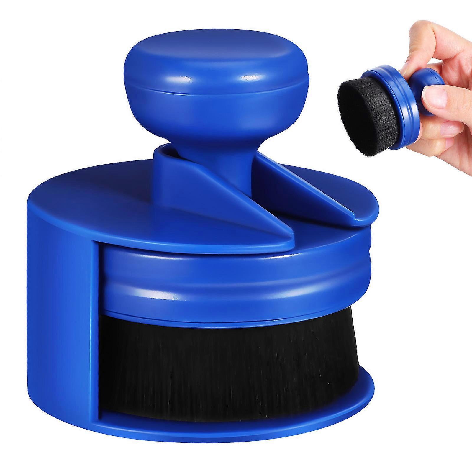 Tire Shine Brush Applicator Versatile Wheel Cleaning Tool with Detachable Head for Home and Vehicle Detailing Compact Storage Design