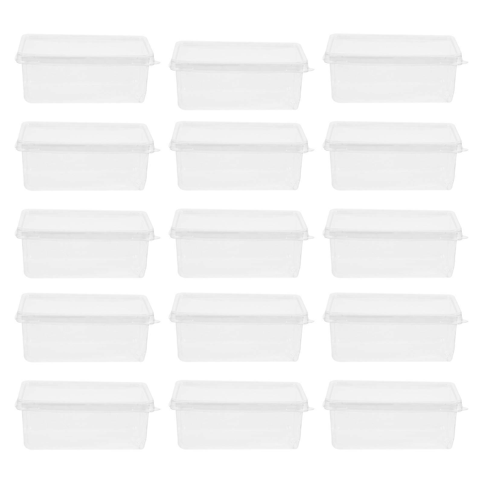 Transparent Cake Box With Lid Tiramisu Containers For Event Organizers 20Pcs