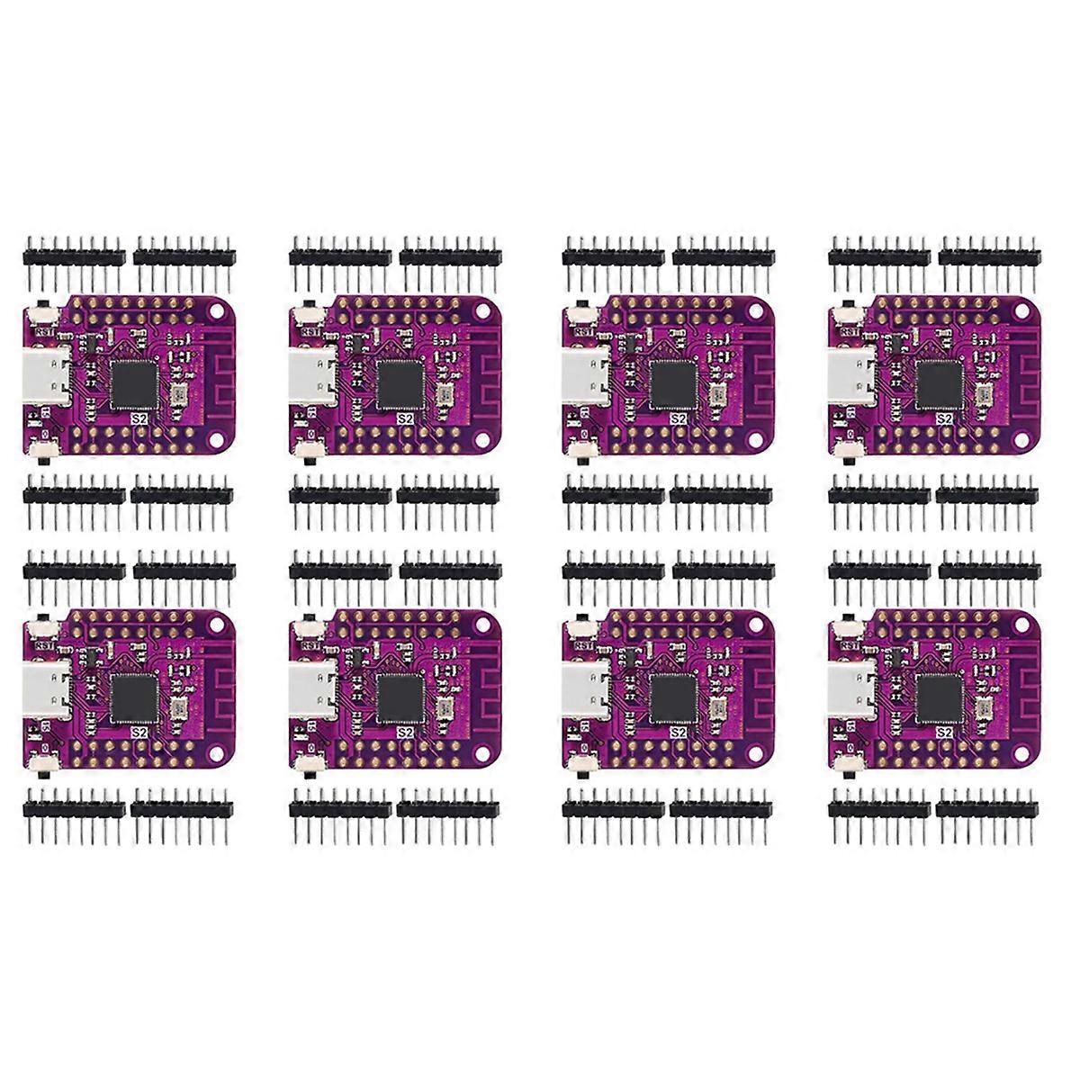 8Pcs ESP32 S2 Mini V1.0.0 WiFi IOT Board Based ESP32-S2FN4R2 ESP32-S2 4MB Flash 2MB PSRAM MicroPytho