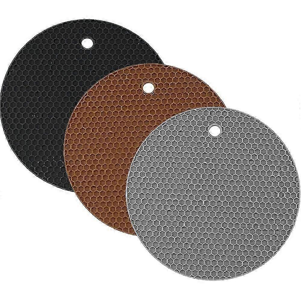 Silicone Heat Insulation Pad, Round Kitchen Coasters