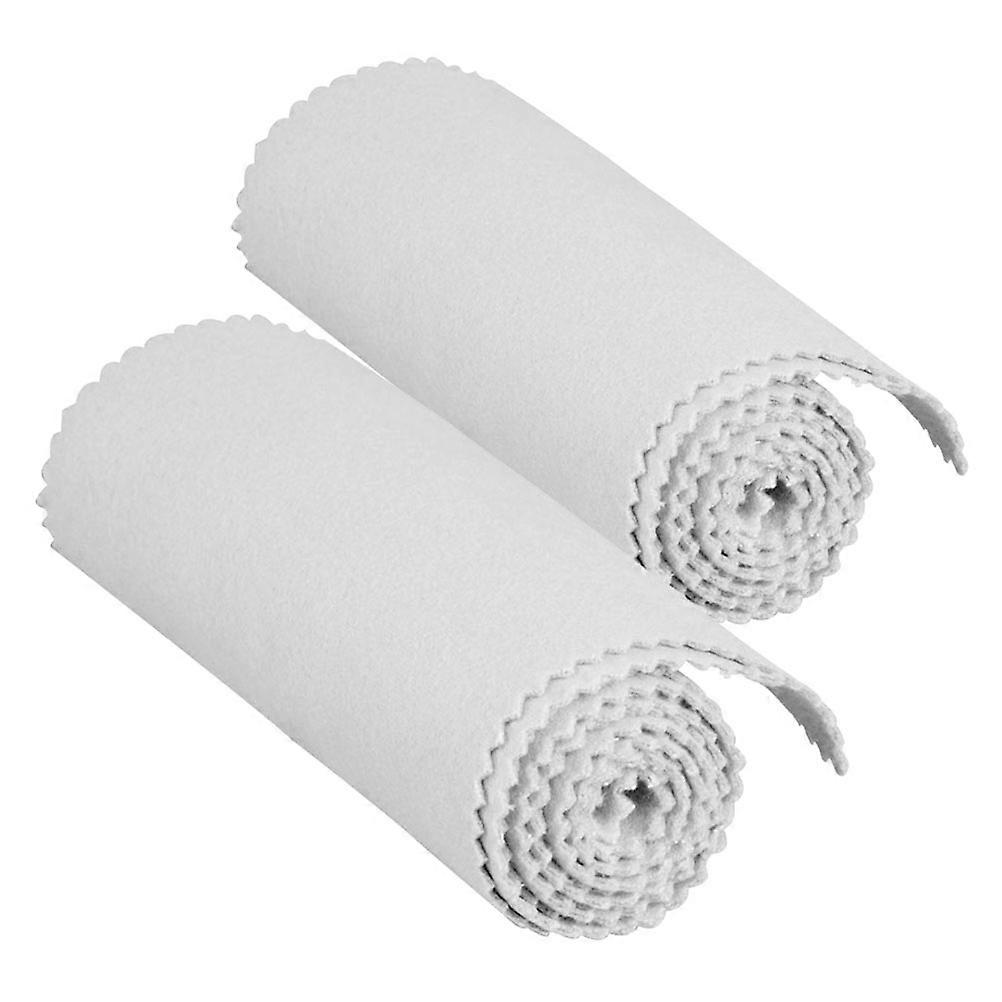 Piano Keyboard Dust Cover Electric Piano Keyboard Daily Use Grey 125.00X14.50X0.10CM Scratch Protection 2Pcs