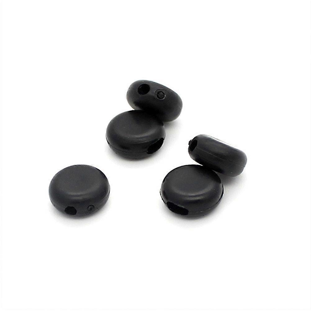 Adjustable Mask Buckle with AntiSlip Button for Replacement Made of Silicone Black Suitable for Various Activities 100pcs
