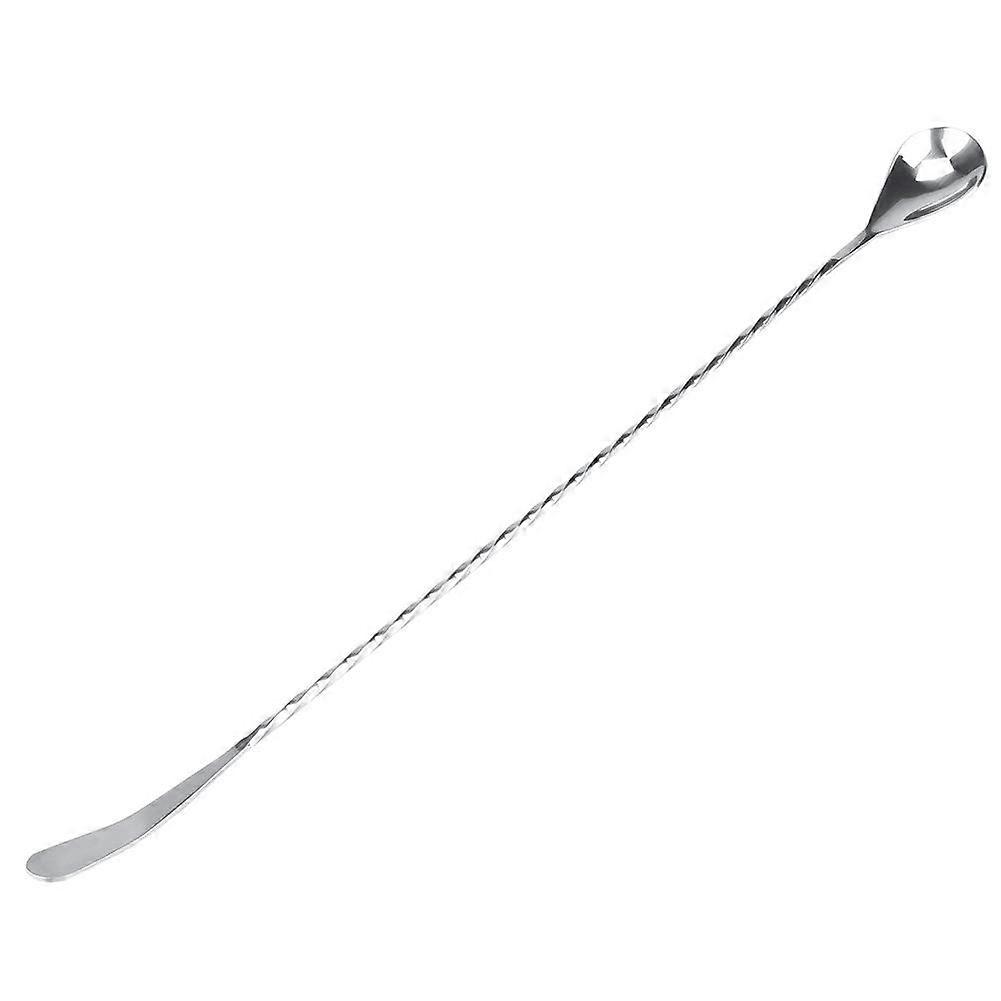 High-Quality Stainless Steel Cocktail Spoon with Fork for Perfect Beverage Mixing and Bartending Tools