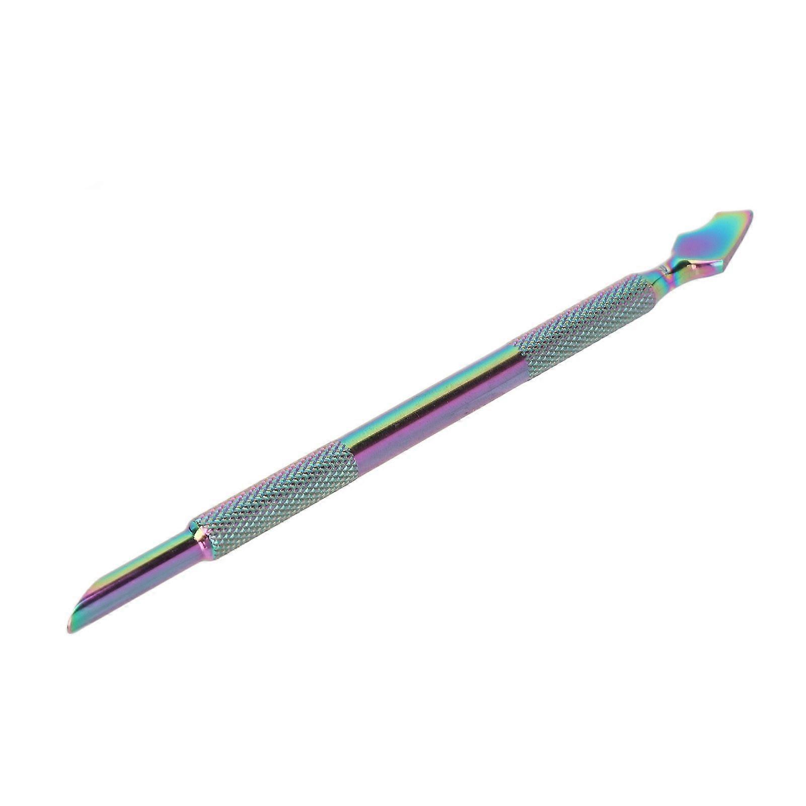 2025 Siste modell Cuticle Pusher Dual Sided Remover Cleaner Cuticle Pusher Edg...